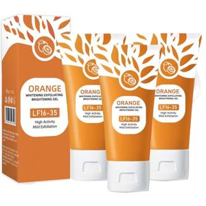 vokkrv Gels Blanchissants Exfoliants à L'orange,Gel Blanchissant Pour Le Corps éclaircissant La Peau,Gel Blanchissant Exfoliant Pour Le Visage Pour Tous Peau,Orange Exfoliating Whitening Gels (3PC, 50g) - Publicité vokkrv Gels Blanchissants Exfoliants à L'orange,Gel Blanchissant Pour Le Corps éclaircissant La Peau,Gel Blanchissant Exfoliant Pour Le Visage Pour Tous Peau,Orange Exfoliating Whitening Gels (3PC, 50g) - Publicité
