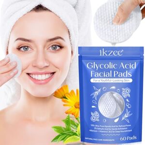 RoongDuuDll Lot de 60 Tampons Exfoliants pour le Visage à l'Acide Glycolique avec Allantoïne et Calendula Lingettes en Coton pour Nettoyage en Profondeur - Publicité RoongDuuDll Lot de 60 Tampons Exfoliants pour le Visage à l'Acide Glycolique avec Allantoïne et Calendula Lingettes en Coton pour Nettoyage en Profondeur - Publicité