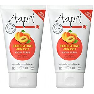 Aapri 2 x Exfoliating Apricot Face Facial Scrub Cream 150ml New Improved Formula - Publicité Aapri 2 x Exfoliating Apricot Face Facial Scrub Cream 150ml New Improved Formula - Publicité