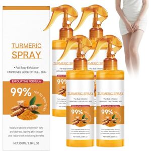 Raevior Spray Exfoliant au Curcuma avec Rétinol, Exfoliant Visage & Corps au Curcuma, Spray Exfoliants Éclaircissant pour une Peau Lisse & Raffermie, Soin Visage Nettoyant en Profondeur pour les Pores (4pcs) - Publicité Raevior Spray Exfoliant au Curcuma avec Rétinol, Exfoliant Visage & Corps au Curcuma, Spray Exfoliants Éclaircissant pour une Peau Lisse & Raffermie, Soin Visage Nettoyant en Profondeur pour les Pores (4pcs) - Publicité