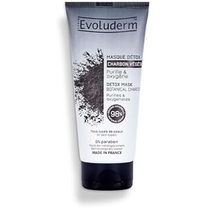 Evoluderm – Masque Détox au Charbon Végétal Actif – 100 ml – 98% d'Origine Naturelle – Végan – Fabrication Française - Publicité Evoluderm – Masque Détox au Charbon Végétal Actif – 100 ml – 98% d'Origine Naturelle – Végan – Fabrication Française - Publicité