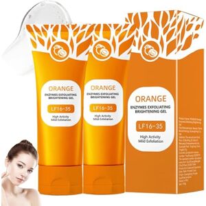 vokkrv orange enzyme exfoliating gel,orange exfoliating moisturizing face body scrub gel,Gels exfoliant aux enzymes d'oranges,gels exfoliant bio pour le visage et le corpshydratant et moisturizing (2pc, 50g) - Publicité vokkrv orange enzyme exfoliating gel,orange exfoliating moisturizing face body scrub gel,Gels exfoliant aux enzymes d'oranges,gels exfoliant bio pour le visage et le corpshydratant et moisturizing (2pc, 50g) - Publicité