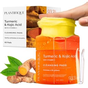 PLANTIFIQUE Disques Nettoyants au Curcuma et Acide Kojique avec Céramides, Niacinamide et Vitamine C 60 Disques Exfoliants Visage pour Taches Brunes et Hyperpigmentation Kit Skincare - Publicité PLANTIFIQUE Disques Nettoyants au Curcuma et Acide Kojique avec Céramides, Niacinamide et Vitamine C 60 Disques Exfoliants Visage pour Taches Brunes et Hyperpigmentation Kit Skincare - Publicité
