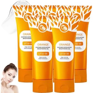 vokkrv orange enzyme exfoliating gel,orange exfoliating moisturizing face body scrub gel,Gels exfoliant aux enzymes d'oranges,gels exfoliant bio pour le visage et le corpshydratant et moisturizing (5pc, 50g) - Publicité vokkrv orange enzyme exfoliating gel,orange exfoliating moisturizing face body scrub gel,Gels exfoliant aux enzymes d'oranges,gels exfoliant bio pour le visage et le corpshydratant et moisturizing (5pc, 50g) - Publicité