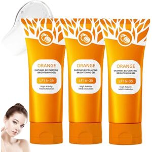 vokkrv orange enzyme exfoliating gel,orange exfoliating moisturizing face body scrub gel,Gels exfoliant aux enzymes d'oranges,gels exfoliant bio pour le visage et le corpshydratant et moisturizing (3pc, 50g) - Publicité vokkrv orange enzyme exfoliating gel,orange exfoliating moisturizing face body scrub gel,Gels exfoliant aux enzymes d'oranges,gels exfoliant bio pour le visage et le corpshydratant et moisturizing (3pc, 50g) - Publicité