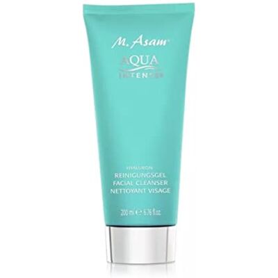 M. Asam Aqua Intense Gel nettoyant à l'acide hyaluronique (200 ml) – Nettoyage doux du visage avec soin hydratant, élimine le maquillage et les impuretés, sans parfum et végétalien, soin de la peau - Publicité M. Asam Aqua Intense Gel nettoyant à l'acide hyaluronique (200 ml) – Nettoyage doux du visage avec soin hydratant, élimine le maquillage et les impuretés, sans parfum et végétalien, soin de la peau - Publicité