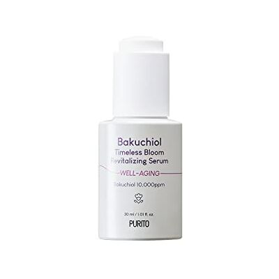 Purito Marque Bakuchiol Timeless Bloom Sérum Revitalisant - 30ml - Publicité Purito Marque Bakuchiol Timeless Bloom Sérum Revitalisant - 30ml - Publicité