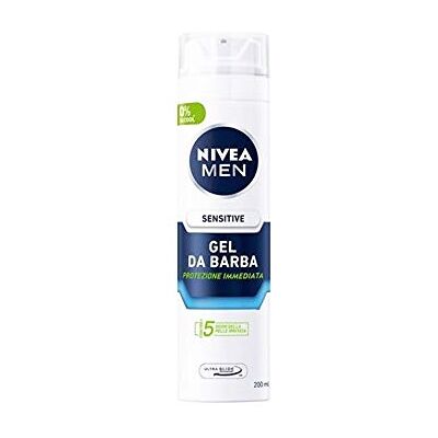 NIVEA 3 x Gel à Raser Men – Sensitive – 200 ml - Publicité NIVEA 3 x Gel à Raser Men – Sensitive – 200 ml - Publicité