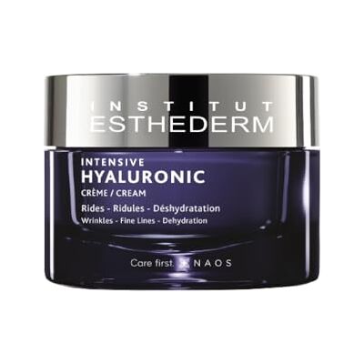 INSTITUT ESTHEDERM PARIS Institut Esthederm Intensive Hyaluronic Crème Anti Rides et Ridules Lutte contre la Déshydratation, les Tiraillements Pour une Peau Repulpée et Hydratée en Profondeur Pot de 50 ml - Publicité INSTITUT ESTHEDERM PARIS Institut Esthederm Intensive Hyaluronic Crème Anti Rides et Ridules Lutte contre la Déshydratation, les Tiraillements Pour une Peau Repulpée et Hydratée en Profondeur Pot de 50 ml - Publicité