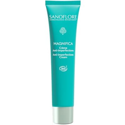 Sanoflore Magnifica Crème Anti-imperfections Bio, Soin Matifiant pour Peaux Mixtes à Grasses 40 ml - Publicité Sanoflore Magnifica Crème Anti-imperfections Bio, Soin Matifiant pour Peaux Mixtes à Grasses 40 ml - Publicité