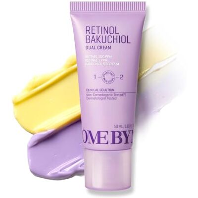SOME BY MI Retinol Bakuchiol Dual Cream 50 ml Hydratant coréen au collagène et au rétinol pour une peau lisse et éclatante Soin fortifiant et apaisant avec niacinamide, panthénol et vitamine E - Publicité SOME BY MI Retinol Bakuchiol Dual Cream 50 ml Hydratant coréen au collagène et au rétinol pour une peau lisse et éclatante Soin fortifiant et apaisant avec niacinamide, panthénol et vitamine E - Publicité