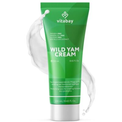 Crème de Dioscorea sauvage 64% Diosgénine Visage+Corps 250 ml - Publicité Crème de Dioscorea sauvage 64% Diosgénine Visage+Corps 250 ml - Publicité