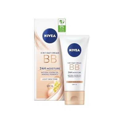 NIVEA Bb Cream Spf 10 Moisturizer 5in1 Beautifying Beauty Moisturizing Cream 5 In 1 50 Ml - Publicité NIVEA Bb Cream Spf 10 Moisturizer 5in1 Beautifying Beauty Moisturizing Cream 5 In 1 50 Ml - Publicité