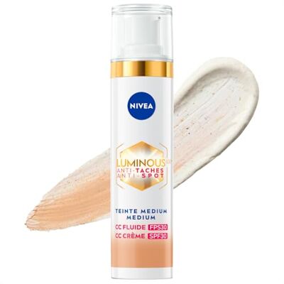 Nivea Cellular Luminous 630 CC Fluid Cream SPF30 - Crème - Publicité Nivea Cellular Luminous 630 CC Fluid Cream SPF30 - Crème - Publicité