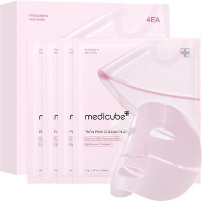 Medicube Masque Collagène Rose - Pack de Masques Faciaux pour Tous Types de Peau - Publicité Medicube Masque Collagène Rose - Pack de Masques Faciaux pour Tous Types de Peau - Publicité