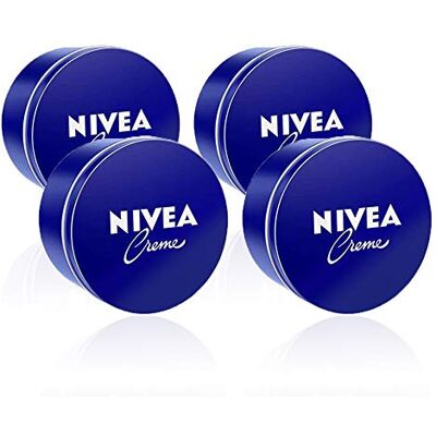 NIVEA Lot de 4 crèmes (4 x 400 ml) Crème hydratante pour le corps Crème pour le visage pour toute la famille Crème universelle pour peaux douces et hydratées Crème universelle - Publicité NIVEA Lot de 4 crèmes (4 x 400 ml) Crème hydratante pour le corps Crème pour le visage pour toute la famille Crème universelle pour peaux douces et hydratées Crème universelle - Publicité