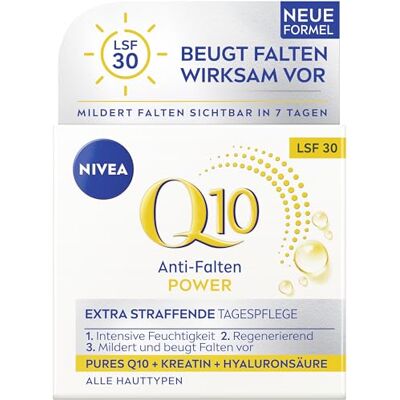 NIVEA Q10 Soin de jour raffermissant anti-rides SPF30 50 ml - Publicité NIVEA Q10 Soin de jour raffermissant anti-rides SPF30 50 ml - Publicité
