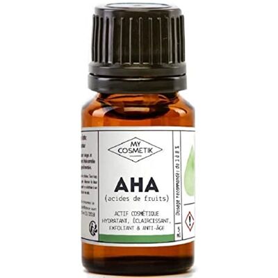 MY COSMETIK MyCosmetik AHA Acides de fruits Actif cosmétique hydratant, éclaircissant, exfoliant et anti-âge Qualité cosmétique 100% d'origine végétale 5 ml - Publicité MY COSMETIK MyCosmetik AHA Acides de fruits Actif cosmétique hydratant, éclaircissant, exfoliant et anti-âge Qualité cosmétique 100% d'origine végétale 5 ml - Publicité
