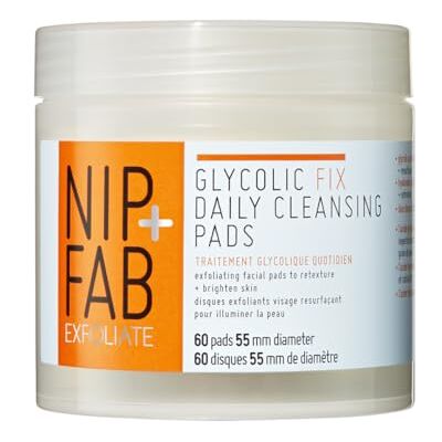 NIP+FAB Glycolic Fix Pads Nettoyage Quotidien - Peeling et Tonifiant - Publicité NIP+FAB Glycolic Fix Pads Nettoyage Quotidien - Peeling et Tonifiant - Publicité