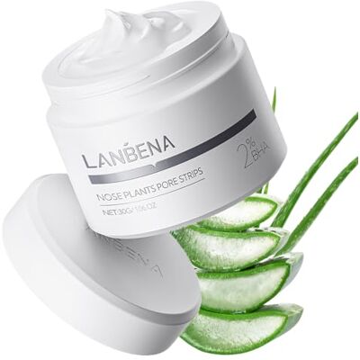LANBENA Masque Éliminateur de Points Noirs, Bandes Pores pour le Nez Nettoyant Facial, Masque Peel-off Nettoyage en Profondeur pour Tous les Types de Peau, 60 Pièces - Publicité LANBENA Masque Éliminateur de Points Noirs, Bandes Pores pour le Nez Nettoyant Facial, Masque Peel-off Nettoyage en Profondeur pour Tous les Types de Peau, 60 Pièces - Publicité