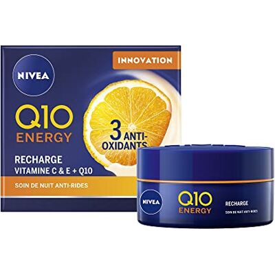 NIVEA - Q10 Energy - 50 ml - Nuit - Crème - Publicité NIVEA - Q10 Energy - 50 ml - Nuit - Crème - Publicité