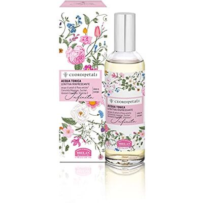 Helan , Cuor di Petali Eau Parfum Femme Spray Hydratant, Apaisant et Rafraîchissant pour Soin Visage et Peau Nourrie, Lotion Tonique Visage et Corps Astringente avec Eau de Rose, 100ml, Made in Italy - Publicité Helan , Cuor di Petali Eau Parfum Femme Spray Hydratant, Apaisant et Rafraîchissant pour Soin Visage et Peau Nourrie, Lotion Tonique Visage et Corps Astringente avec Eau de Rose, 100ml, Made in Italy - Publicité