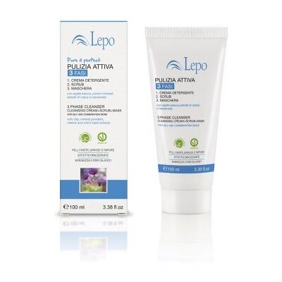 Lepo PULIZIA ATTIVA 3 PHASES 100 ml Crème - Crème visage - Publicité Lepo PULIZIA ATTIVA 3 PHASES 100 ml Crème - Crème visage - Publicité