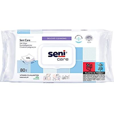 Seni Lingettes de soin Intensive pour peaux sensibles, multi-usage et vitamine E pour la guérison des douleurs - Publicité Seni Lingettes de soin Intensive pour peaux sensibles, multi-usage et vitamine E pour la guérison des douleurs - Publicité