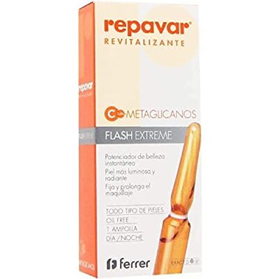 Ampoules Faciales Revitalisantes Metaglicanos Flash Extreme de Repavar - Ampoules faciales - Publicité Ampoules Faciales Revitalisantes Metaglicanos Flash Extreme de Repavar - Ampoules faciales - Publicité