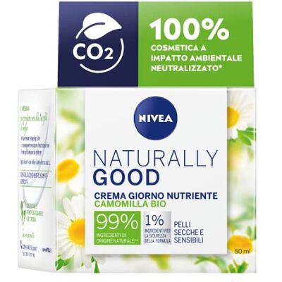 NIVEA Naturally Good Nourishing Day Chamomile 50 ml - Publicité NIVEA Naturally Good Nourishing Day Chamomile 50 ml - Publicité