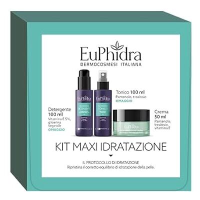 Kit Hydratation Maxi Euphidra - Ensemble de Soins de la Peau - Hydratation Profonde - Publicité Kit Hydratation Maxi Euphidra - Ensemble de Soins de la Peau - Hydratation Profonde - Publicité