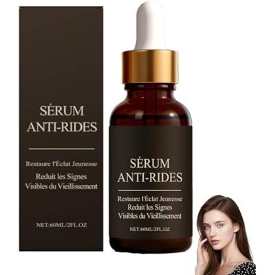 vokkrv Luxeveria Serum Anti Ride, Luxeveria Anti Rides Puissant Immediat, Wrinkle Power Filling Effet ImméDiat, Sérum Anti-âge Pour Le Visage, Combleur De Rides Immediat, Restaure 'éclat Jeunesse,60ml (1PC) - Publicité vokkrv Luxeveria Serum Anti Ride, Luxeveria Anti Rides Puissant Immediat, Wrinkle Power Filling Effet ImméDiat, Sérum Anti-âge Pour Le Visage, Combleur De Rides Immediat, Restaure 'éclat Jeunesse,60ml (1PC) - Publicité