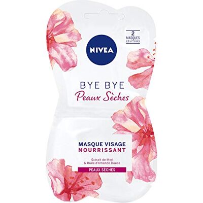 NIVEA Masque Nourrissant au Miel Peaux Sèches 2 x 7,5 ml Lot de 4 - Publicité NIVEA Masque Nourrissant au Miel Peaux Sèches 2 x 7,5 ml Lot de 4 - Publicité