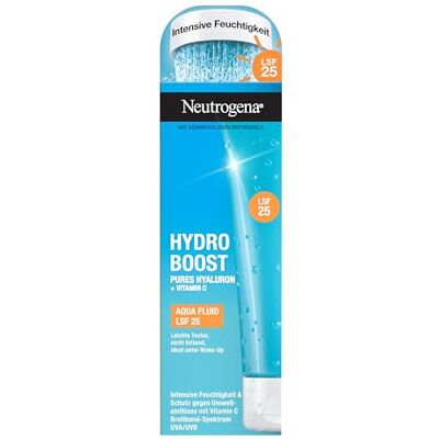 Neutrogena Hydro Boost Aqua Fluid SPF 25 - Crème solaire - Publicité Neutrogena Hydro Boost Aqua Fluid SPF 25 - Crème solaire - Publicité