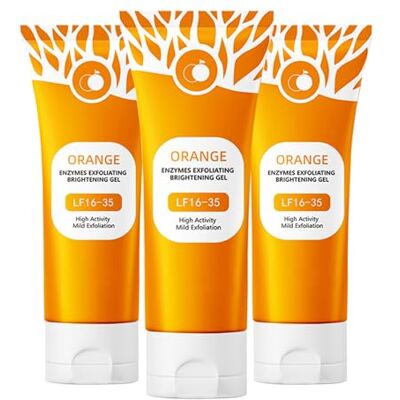 Qixfyze Orange Exfoliating Gel Lf 16-35, 2025 Gommage Doux et Efficace pour une Peau Éclatante, Gel Exfoliant Purifiant Hydratant aux Enzymes D'orange, Nettoie en Profondeur et Hydrate Visage Corps(3pack) - Publicité Qixfyze Orange Exfoliating Gel Lf 16-35, 2025 Gommage Doux et Efficace pour une Peau Éclatante, Gel Exfoliant Purifiant Hydratant aux Enzymes D'orange, Nettoie en Profondeur et Hydrate Visage Corps(3pack) - Publicité
