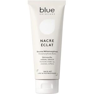 blue SKINCARE Baume Métamorphose Nacre Éclat Démaquillant & Nettoyant Visage Texture Gel D-Phase Transformante BIONACRE®, Pré & Postbiotiques Testé Dermatologiquement 125 ml - Publicité blue SKINCARE Baume Métamorphose Nacre Éclat Démaquillant & Nettoyant Visage Texture Gel D-Phase Transformante BIONACRE®, Pré & Postbiotiques Testé Dermatologiquement 125 ml - Publicité
