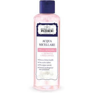 Acqua alle Rose Eau Micellaire Démaquillant Sensitive, Nettoyant Visage Peaux Délicates avec Extrait de Rose, Formule Anti-Rougeur avec Ingrédients Naturels, Sans Alcool et Parabènes, 200 ml - Publicité Acqua alle Rose Eau Micellaire Démaquillant Sensitive, Nettoyant Visage Peaux Délicates avec Extrait de Rose, Formule Anti-Rougeur avec Ingrédients Naturels, Sans Alcool et Parabènes, 200 ml - Publicité