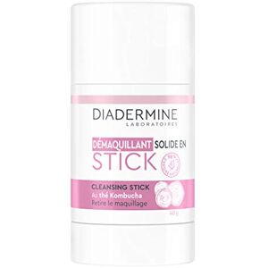 Diadermine Démaquillant Visage Solide en Stick Formule au Thé Kombucha Tous types de Peaux Nettoyant Visage Respectueux de la Peau 98% d'origine naturelle Stick de 40 g - Publicité Diadermine Démaquillant Visage Solide en Stick Formule au Thé Kombucha Tous types de Peaux Nettoyant Visage Respectueux de la Peau 98% d'origine naturelle Stick de 40 g - Publicité