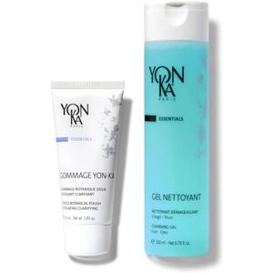 Yonka Duo Fraîcheur & Peau Parfaite Gel Nettoyant Moussant 200ml + Gommage Botanique 50ml Nettoie, Purifie, Exfolie, Resserre les Pores 94% d'Ingrédients Naturels - Publicité Yonka Duo Fraîcheur & Peau Parfaite Gel Nettoyant Moussant 200ml + Gommage Botanique 50ml Nettoie, Purifie, Exfolie, Resserre les Pores 94% d'Ingrédients Naturels - Publicité