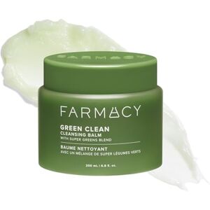 Farmacy Green Clean Baume démaquillant imperméable et nettoyant à base d'huile Double nettoyant avec cires à base de plantes et moringa recyclé (200 ml) - Publicité Farmacy Green Clean Baume démaquillant imperméable et nettoyant à base d'huile Double nettoyant avec cires à base de plantes et moringa recyclé (200 ml) - Publicité