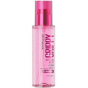 Maybelline New York Brume de Fixation Longue Tenue 24H Sans Transfert Hydratation & Éclat Avec Niacinamide Tous Types de Peaux Grippy 100 ml - Publicité Maybelline New York Brume de Fixation Longue Tenue 24H Sans Transfert Hydratation & Éclat Avec Niacinamide Tous Types de Peaux Grippy 100 ml - Publicité