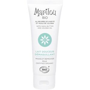 Marilou Bio Lait Douceur Démaquillant Bio Démaquille, nettoie, adoucit et apaise 99% d'ingrédients d'origine naturelle Tous types de peaux 75 ml - Publicité Marilou Bio Lait Douceur Démaquillant Bio Démaquille, nettoie, adoucit et apaise 99% d'ingrédients d'origine naturelle Tous types de peaux 75 ml - Publicité