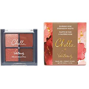 Chella Blushing Rose Eyeshadow Palette, Travel Size (NET WT. 3.8g/0.13oz) - Publicité Chella Blushing Rose Eyeshadow Palette, Travel Size (NET WT. 3.8g/0.13oz) - Publicité