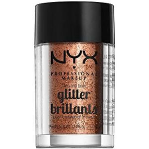 NYX PROFESSIONAL MAKEUP - Gli04 - Copper - Face & Body - glitter - Publicité NYX PROFESSIONAL MAKEUP - Gli04 - Copper - Face & Body - glitter - Publicité