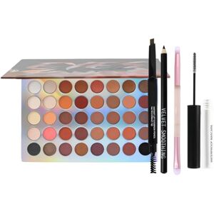 QINGZY Kit Maquillage Yeux Complet – Palette 40 Couleurs, Mascara, Eyeliner, Crayon à Sourcils, Pinceaux – Coffret Maquillage Cosmétique Idéal pour Femmes et Filles Débutantes ou Pros - Publicité QINGZY Kit Maquillage Yeux Complet – Palette 40 Couleurs, Mascara, Eyeliner, Crayon à Sourcils, Pinceaux – Coffret Maquillage Cosmétique Idéal pour Femmes et Filles Débutantes ou Pros - Publicité