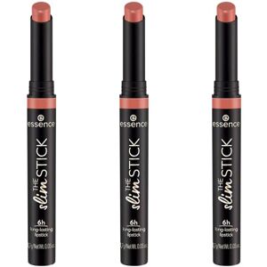 essence THE slim STICK Lot de 3 rouges à lèvres n° 102, nude, longue durée, nourrissant, couleur intense, mat, végétalien, sans parfum, sans alcool, sans paraben, 3 x 1,7 g - Publicité essence THE slim STICK Lot de 3 rouges à lèvres n° 102, nude, longue durée, nourrissant, couleur intense, mat, végétalien, sans parfum, sans alcool, sans paraben, 3 x 1,7 g - Publicité