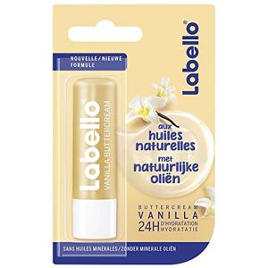 NIVEA Labello Vanilla Buttercream, 5,5 ml, Baume à lèvres enrichi en huiles naturelles, Soin des lèvres Hydratation longue durée pendant 24H - Publicité NIVEA Labello Vanilla Buttercream, 5,5 ml, Baume à lèvres enrichi en huiles naturelles, Soin des lèvres Hydratation longue durée pendant 24H - Publicité