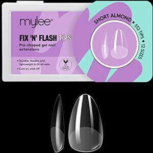 Mylee - Fix N Flash Soft Gel Tips - Short Almond - Pointes d’ongles - Publicité Mylee - Fix N Flash Soft Gel Tips - Short Almond - Pointes d’ongles - Publicité