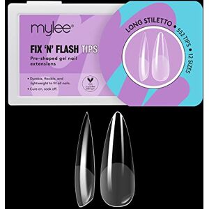 Mylee - FIX 'N' FLASH Tips - Long Stiletto - Nail Design - Nail Tips - Publicité Mylee - FIX 'N' FLASH Tips - Long Stiletto - Nail Design - Nail Tips - Publicité