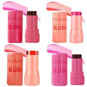 WANGHONGGOGO Lot de 4 bâtons de blush en gelée, poudre de rouge, couleur longue tenue peut être utilisé en superposition convient aux joues aux yeux et aux lèvres convient aux filles et aux femmes (1) - Publicité WANGHONGGOGO Lot de 4 bâtons de blush en gelée, poudre de rouge, couleur longue tenue peut être utilisé en superposition convient aux joues aux yeux et aux lèvres convient aux filles et aux femmes (1) - Publicité